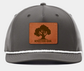 PRE-ORDER | Leather Patch Rope Hat
