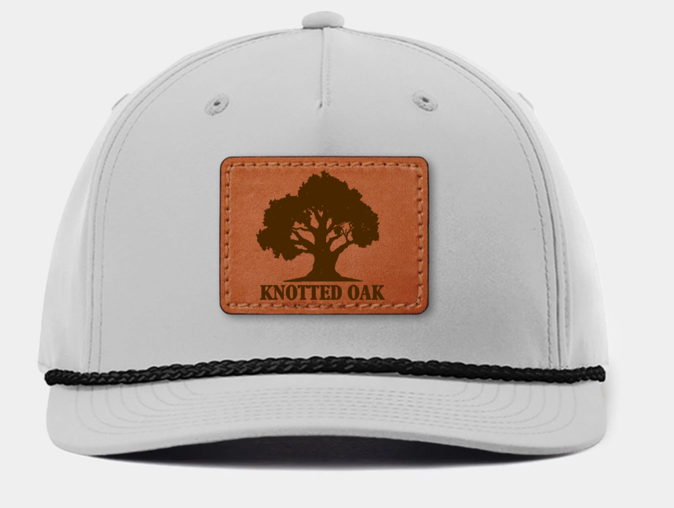 PRE-ORDER | Leather Patch Rope Hat